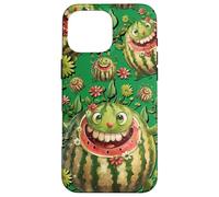 Custodia per iPhone 16 Pro Max Whimsical Summer Decor For Women And Girls Green Watermelon