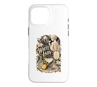 Custodia per iPhone 16 Pro Max White Lady - Elegante cocktail di mezzanotte