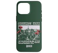 Custodia per iPhone 16 Pro Max Wicked Emerald City Floral Glam