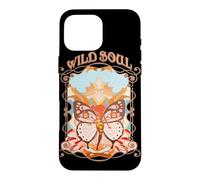 Custodia per iPhone 16 Pro Max Wild Soul Farfalla Mistico Retro Art