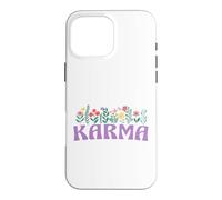 Custodia per iPhone 16 Pro Max Wildflower Floral KARMA Nome Festa della mamma Donne