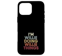 Custodia per iPhone 16 Pro Max Willie Name Willie Personalized Name First Given