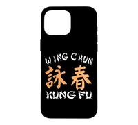 Custodia per iPhone 16 Pro Max Wing Chun Kung Fu Cinese Arti Marziali Calligrafia