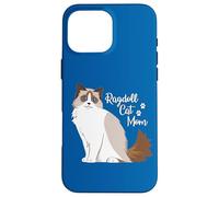 Custodia per iPhone 16 Pro Max Womens Girls Cute Funny Ragdoll Cat Mom Lover