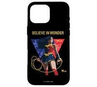 Custodia per iPhone 16 Pro Max Wonder Woman 80th Believe in Many Faces of Wonder