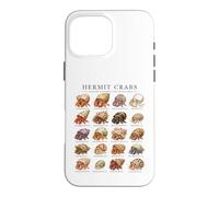 Custodia per iPhone 16 Pro Max World of Hermit Crabs Crostacei Biologia Marina Ragazzi Ragazze