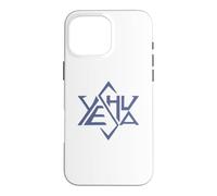 Custodia per iPhone 16 Pro Max Yeshua - Maglietta Gesù Cristo Super Star of David