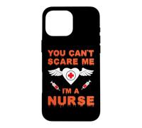 Custodia per iPhone 16 Pro Max You Can't Scare Me I'm A Nurse Funny Halloween Costume