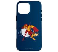 Custodia per iPhone 16 Pro Max Young Justice Splatter Art Kid Flash Logo