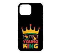 Custodia per iPhone 16 Pro Max Young King African American Black History Juneteenth