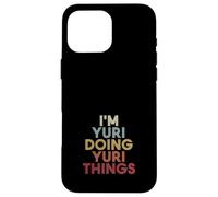 Custodia per iPhone 16 Pro Max Yuri Name Yuri Personalized Name First Given