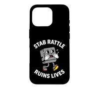 Custodia per iPhone 16 Pro Mechanical Keyboard Stab Rattle Ruins Lives Custom Keeb