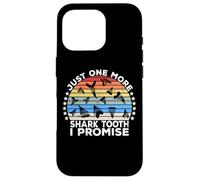 Custodia per iPhone 16 Pro Megalodon Fossil Teeth Just One More Shark Tooth Geologist
