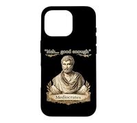 Custodia per iPhone 16 Pro Meh Good Enough mediocrate demotivazionale Citazione Sarcastica