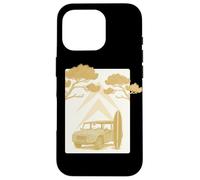 Custodia per iPhone 16 Pro Méhari Surf Adventure Retro Utility Car Costa Ouest