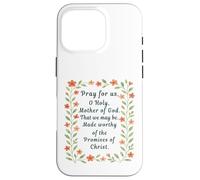 Custodia per iPhone 16 Pro Memorare Preghiera Devozione Beata Madre Cattolica