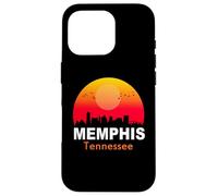 Custodia per iPhone 16 Pro Memphis Tennessee Vintage Sunset Retro City State USA