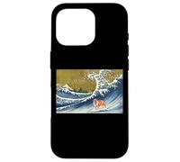 Custodia per iPhone 16 Pro Mens Funny Retro Vintage Surfing Great Wave English Bulldog