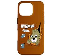 Custodia per iPhone 16 Pro Meow Finding Mouse, Cats & Mice Illustration Graphic Designs