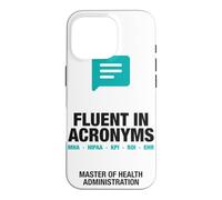 Custodia per iPhone 16 Pro MHA Fluent in Acronyms Laurea Management Sanitario