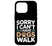 Custodia per iPhone 16 Pro Mi dispiace non posso avere cani da portare a spasso amante dei cani
