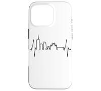 Custodia per iPhone 16 Pro Milano Skyline Battito del Cuore L'Italia Amo Milano