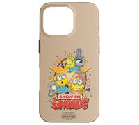 Custodia per iPhone 16 Pro Minions & Monsters Show Me That Smile