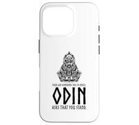 Custodia per iPhone 16 Pro Mitologia vichinga medievale - Dio norreno Odino - Religione pagana