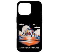 Custodia per iPhone 16 Pro Mont Saint Michel France Normandy Catholic Travel Lover