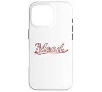 Custodia per iPhone 16 Pro Mood. Trendy Slang Minimalist Aesthetic Vintage Varsity