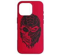 Custodia per iPhone 16 Pro Mortal Kombat 9 Scorpion Skull Icon