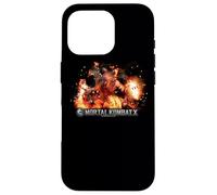 Custodia per iPhone 16 Pro Mortal Kombat X Scorpio Flames