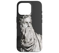 Custodia per iPhone 16 Pro Mosè Michelangelo Statua Rinascimentale Profeta Torah Bibbia