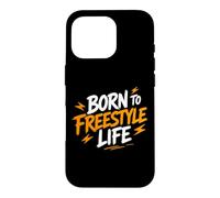 Custodia per iPhone 16 Pro Motivational Quote Freedom Adventure Born To Freestyle Life