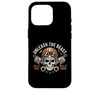 Custodia per iPhone 16 Pro Moto vintage Live to Ride, Ride It Hard