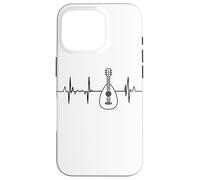 Custodia per iPhone 16 Pro Musica country Battito del cuore Mandolinista Bluegrass