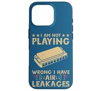 Custodia per iPhone 16 Pro Musica I am not playing wrong I Have Air Leakages Harmonica