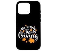 Custodia per iPhone 16 Pro My First Thank Giving USA America Holiday