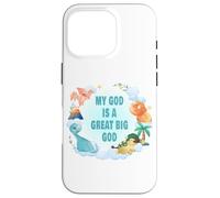 Custodia per iPhone 16 Pro My GOD is a Big GOD - Christian Faith Kids & Adult Dinosaur