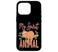 Custodia per iPhone 16 Pro My Spirit Animal Bradipo divertente carino