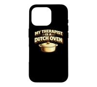 Custodia per iPhone 16 Pro My Therapist Is A Dutch Oven Sourdough Bread Baking Baker