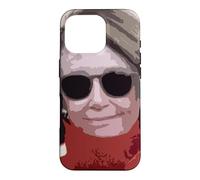 Custodia per iPhone 16 Pro Nancy Pelosi Occhiali da sole MADAM SPEAKER Meme Feminist