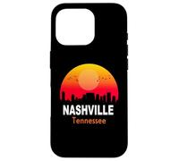 Custodia per iPhone 16 Pro Nashville Tennessee Vintage Sunset Retro City State USA