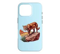Custodia per iPhone 16 Pro Nature Big Cat Cougar Mom Mountain Lion Panther Puma Lover