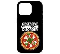 Custodia per iPhone 16 Pro Neapolitan Pizza Obsessive Cornicione Disorder Chef