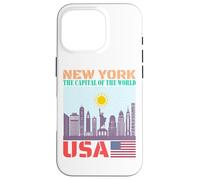 Custodia per iPhone 16 Pro New York, orizzonte, paese, città, orizzonte, punto di riferimento, souvenir