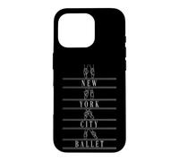 Custodia per iPhone 16 Pro New York Vintage Retro Style Design Ballet Dancing