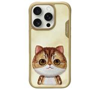 Custodia per iPhone 16 Pro Nimmy Big Eyed Pet color kaki