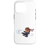 Custodia per iPhone 16 Pro Ninja Horse Karate Kick Anno del Cavallo 2026 Arti Marziali