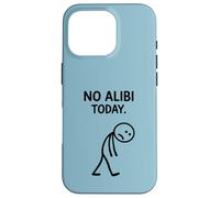 Custodia per iPhone 16 Pro No Alibi Today Omicidio Mistero Cena Detective Night Party
